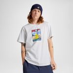 Converse Colorful Sunrise Erkek Beyaz T-Shirt - XS - Beyaz - Beyaz - Beyaz