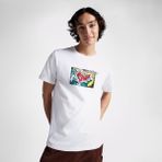 Converse Comic Erkek Beyaz T-Shirt - XS - Beyaz - Beyaz - Beyaz