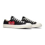Converse Comme Des Garcons Low Play Black White