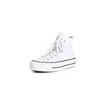 Converse CTAS Merhaba Asansör, Sneaker Yüksek Boyun Kız, Beyaz (Beyaz/Siyah/Beyaz 102), 35 AB