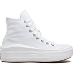 Converse CTAS MOVE HI Kadın Spor Ayakkabı Beyaz/Natural Ivory/Black Nefes Alabilir Yapı