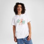 Converse Distorted Erkek Beyaz T-Shirt - XS - Beyaz - Beyaz - Beyaz