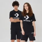 Converse Go-To Unisex Siyah T-Shirt - 2XL - 001-Siyah