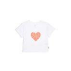 converse Heart Slim Fit Kadın Beyaz T-shirt