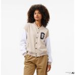 Converse Kadın Dik Yaka Bej Bomber Ceket.251