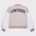 Converse Kadın Dik Yaka Bej Ceket - L