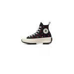 CONVERSE Kadın Siyah Kiraz Nakış Sneakers Run Star Hike, Siyah, 8.5 US
