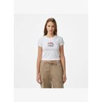 Converse Kadın Slim Fit Baskılı Beyaz T-Shirt