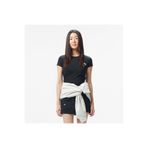 Converse Kadın Slim Fit Baskılı Siyah T-Shirt