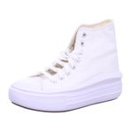 Converse Move Platform Hi kadın beyaz spor ayakkabısı, Beyaz Tek Renkli, 42 EU