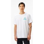 Converse Nature Center Erkek Grafik Baskılı Beyaz T-Shirt - 102-Beyaz