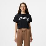 Converse Retro Chuck Kadın Siyah T-Shirt - XS - 001-Siyah
