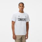 Converse Retro Chuck Soccer Erkek Baskılı Beyaz T-Shirt - 102-Beyaz - M