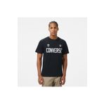 converse Retro Chuck Soccer Erkek Baskılı Siyah T-shirt