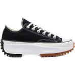 Converse Run Star Hıke Siyah Kadın Sneaker Ayakkabı Kanvas Platform Dış Taban ile Konforlu Tasarım