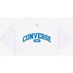 Converse Sporty Cropped Kadın Beyaz T-Shirt - L