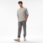 Converse Star Chevron Baskılı Erkek Oversize Fit Lacivert Eşofman Altı - 055-Gri
