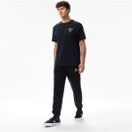 Converse Star Chevron Baskılı Erkek Oversize Fit Siyah Eşofman Alti - 2XL - 001-Siyah