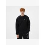Converse Star Chevron Baskılı Erkek Regular Fit Siyah Hoodie