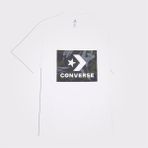 Converse Star Chevron Camo Erkek Beyaz T-Shirt - Beyaz - Beyaz - Beyaz