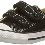Converse Üniseks Bebek Chuck Taylor Ct 2v Ox Kanvas Ev Terliği, Siyah 871, 21 EU