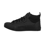 Converse Üniseks Chuck Taylor All Star Malden Street Mid High Sneaker Bot Deri - Bağcıklı Kapatma Stili - Siyah, Siyah, 12 Women/10 Men