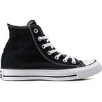 Converse Unisex Chuck Taylor All Star Hi Kış Ağırlık Malzeme Siyah/Siyah Spor Ayakkabı Erkek 7.5, Kadın 9.5 Medium, Siyah, 7.5