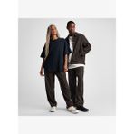 Converse Unisex Loose Fit Çizgili Kahverengi Pantolon