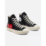 Converse X Comme Des Garçons Play Chuck 70 Kadın Siyah Sneaker Spor Ayakkabı