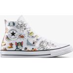 Converse x Tom & Jerry Chuck Taylor All Star Unisex Beyaz Sneaker - 100-Beyaz