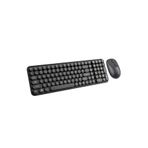 Coofbe 105 Retro Tuşlu 2.4gh Kablosuz Bluetooth Klavye Mouse Seti Retro Kablosuz Klavye Mouse Set