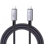 Coofbe 1Mt Usb 4.0 240W Thunderbolt Type-C To Type-C Şarj, Data Ve 8K 60Hz Görüntü Aktarım Kablosu