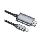 Coofbe 4K 30Hz Type-C To Hdmı Donusturucu Goruntu Aktarim Kablosu 2Metre Type-C To Hdmı Goruntu Kablo