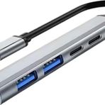 Coofbe Akım Korumalı 5İn1 Type-C To Usb Çevirici Çoğaltıcı Usb3.0 Usb2.0 2Xpd Hub Type-C Çoğaltıcı