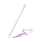 Coofbe Apple Pencil 2. Nesil Ipad 6.nesil Uyumlu Kapasitif Stylus Kalem, Aktif Versiyon Iphone, Ipad Dokunmatik Kalem - Beyaz
