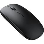 Coofbe Ergonomik Şarj Edilebilir Sessiz 2.4g Kablosuz Bluetooth Mouse Şarjlı Kablosuz Mouse - Siyah