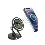 Coofbe Güçlü Magsafe Torpido Üzeri Apple iPhone Araç Içi Telefon Tutucu Apple iPhone 12 13 14 Pro Max Telefon Tutucu - Siyah