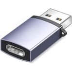 Coofbe Jasoz USB 3.1 To Type-C Dönüstürücü Adaptör Mini Otg 10GBPS Veri Aktarım USB Dönüştürücü - Siyah