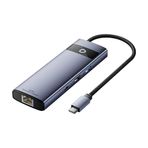 Coofbe Multiport Pd 100W 8İn1 Type-C To Dönüştürücü Hub Type-C To Rj45 Hdmı4k@30Hz Usb3.0 Sd/Tf Hub