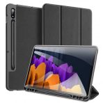 Coofbe Standlı Kalem Yerli Samsung Galaxy S7 Plus (T970-T976B) Katlanabilir Uyku Modlu Tablet Kılıf