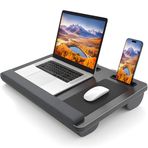 Coofbe Taşınabilir Telefon Ve Tablet Bölmeli Minderli Laptop Sehpası Notebook Bilgisayar Çalışma Masası