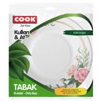 Cook Orta 10'lu Karton Tabak