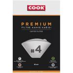 Cook Premium Filtre Kahve Kağıdı 80'Li Ebat 4 (8Li Paket)