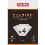COOK Premium Filtre Kahve Kağıdı - Ebat 4