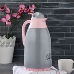 Cooker 1.3 lt Açık Gri Cam İç Hazneli Renkli Termos
