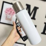 Cooker 1.5 Lt Kulplu Paslanmaz Çelik Termos-Beyaz