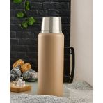 Cooker 1,5 Litre Kulplu Çelik Termos Ckr-2085 Bej