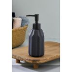 Cooker 180 ml Seramik Sıvı Sabunluk – Modern Tasarımlı Pompalı Banyo ve Mutfak Sabunluk - Siyah