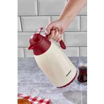 Cooker 2075 Retro Cam 1.3 lt Bordo Termos