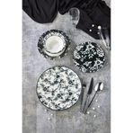 Cooker 24 Parça Porselen Yemek Takımı Ckr4061 Siyah